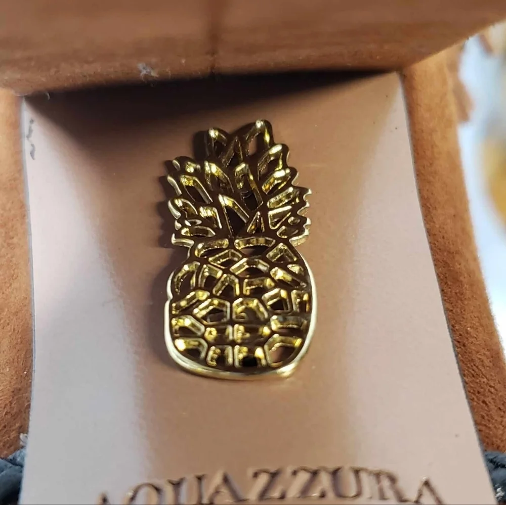 Aquazzura POPPY DELEVINGNE X  Moonshine Ankle Boots SZ 37 ITALY NEW - Picture 14 of 16